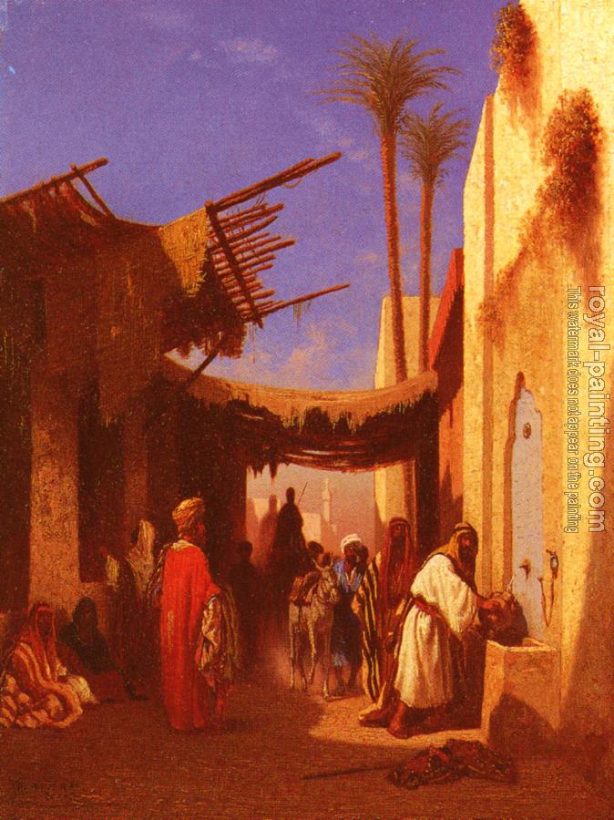 Charles Theodore Frere : Street In Damascus and Street In Cairo
